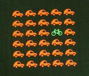 autos vs. bike