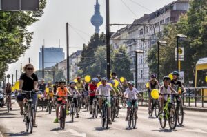 Mehr Platz, Freiräume und Spaß am Fahrradfahren / Foto: Volksentscheid Fahrrad / Norbert Michalke